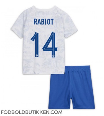 Frankrig Adrien Rabiot #14 Udebanetrøje Børn VM 2022 Kortærmet (+ Korte bukser)